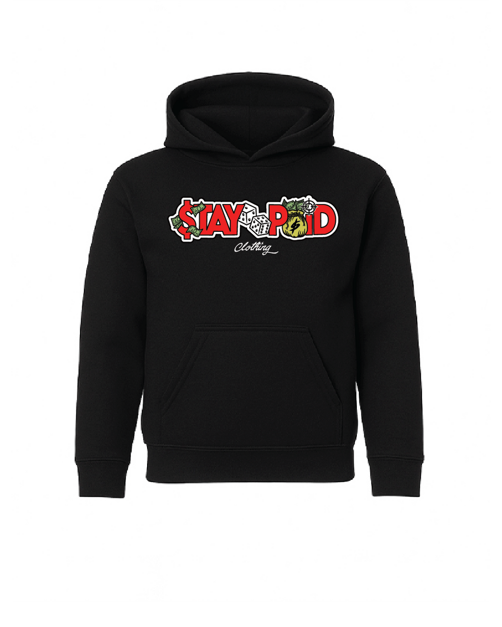 Stay Paid OG Kids Hoodie - Black