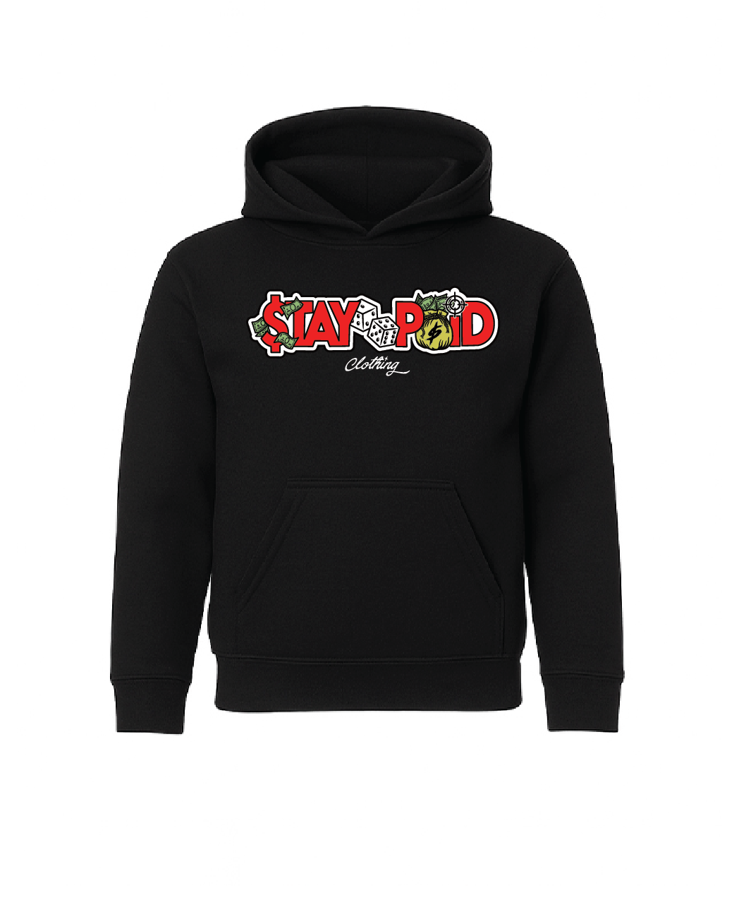Stay Paid OG Kids Hoodie - Black
