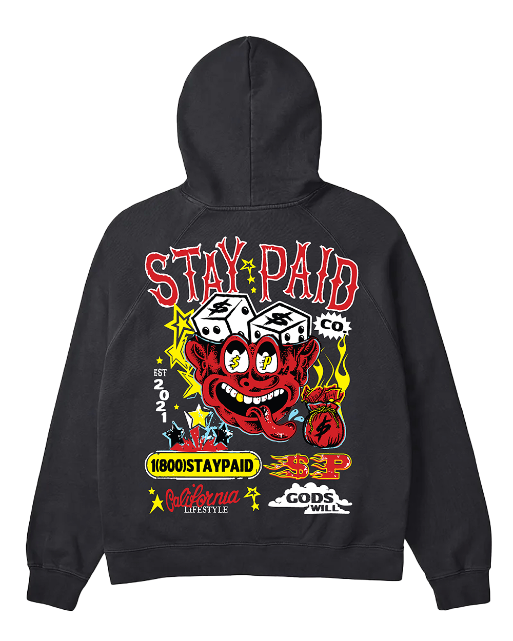$P Lifestyle Hoodie - Black