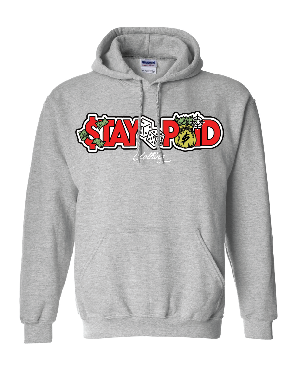 Stay Paid OG Hoodie - Heather Grey