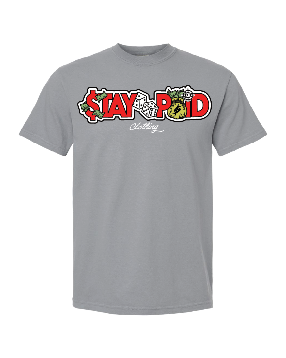 Stay Paid OG T-Shirt - Heather Grey