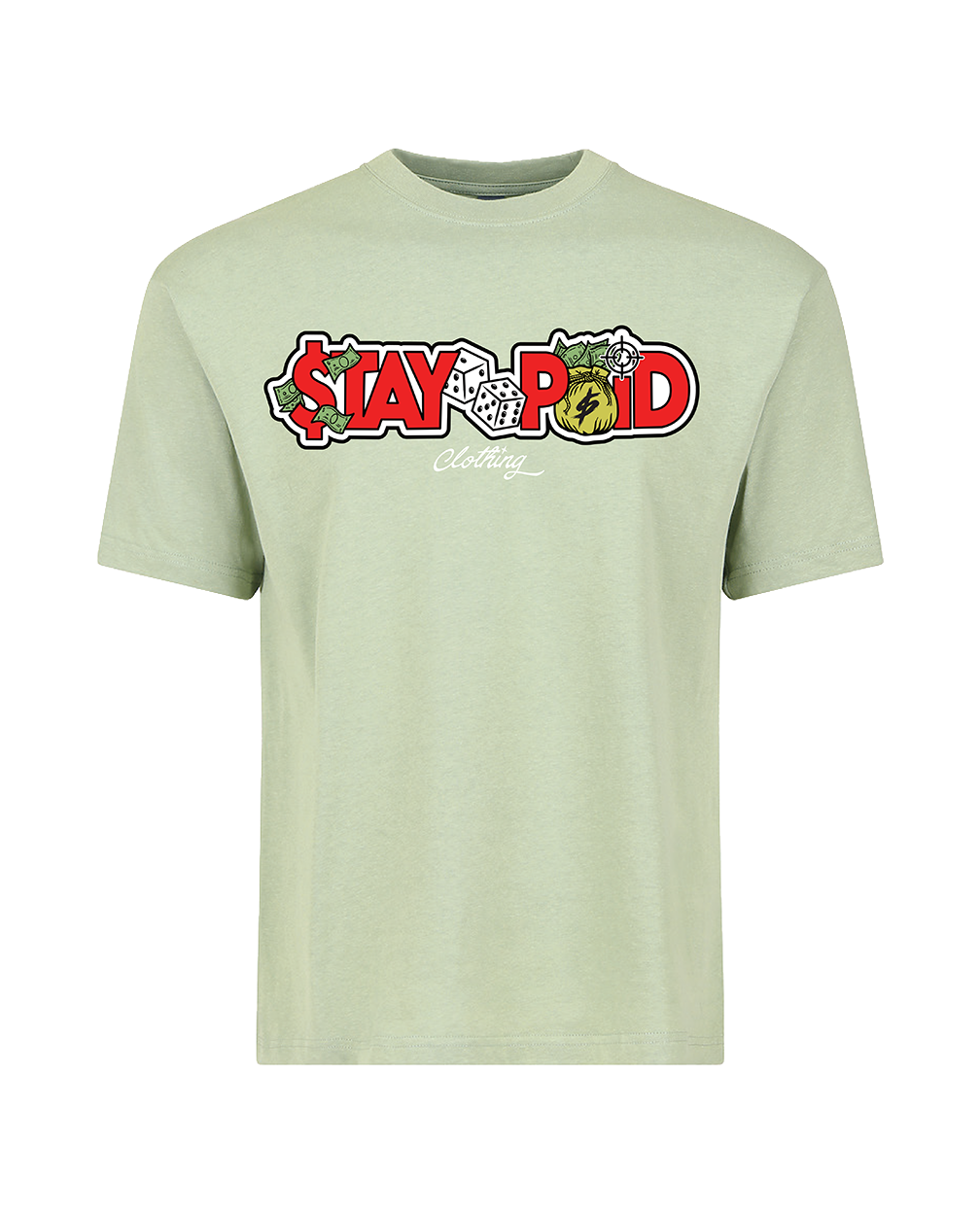 Stay Paid OG T-Shirt - Sage Green
