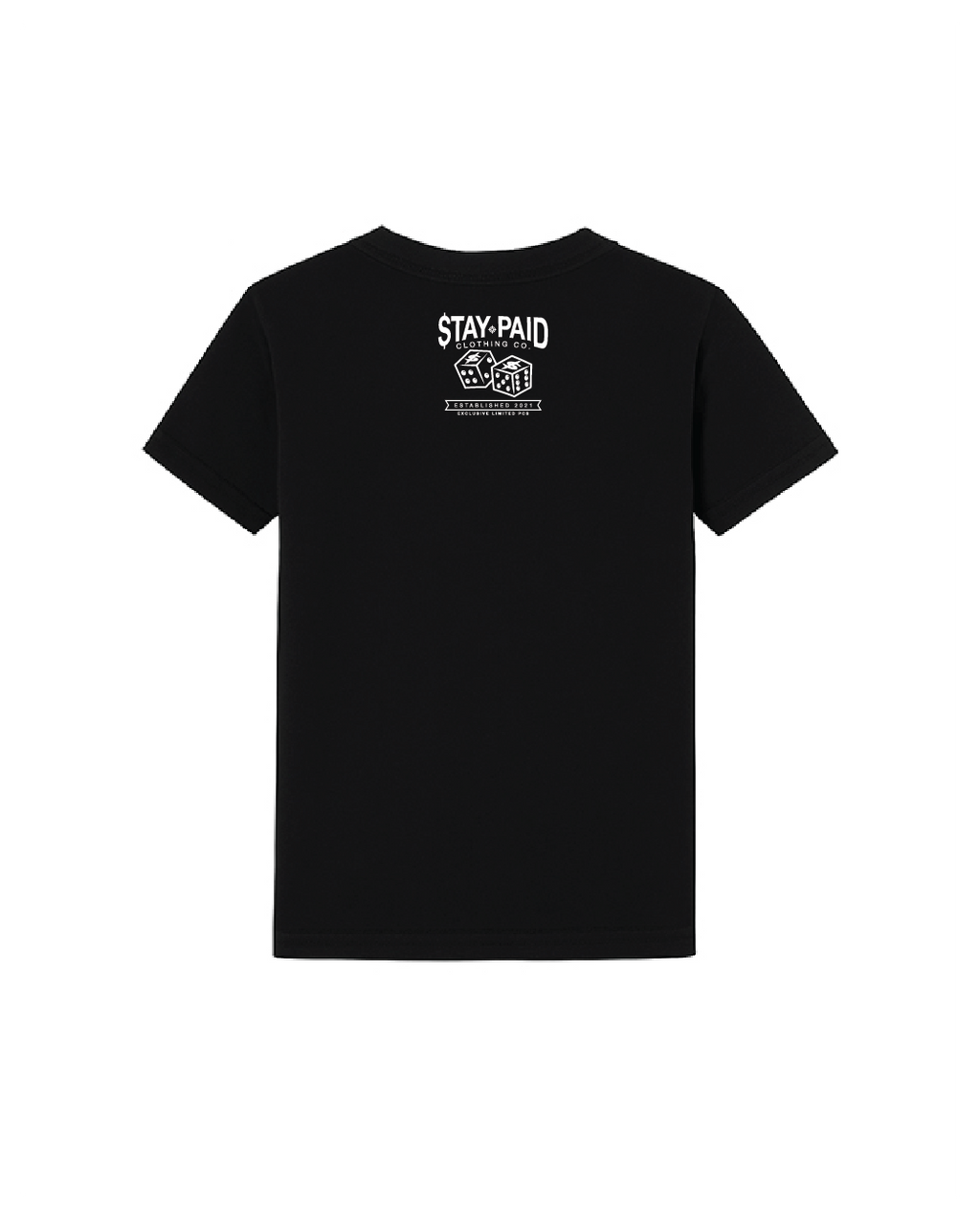 Stay Paid Splat Kids T - Black