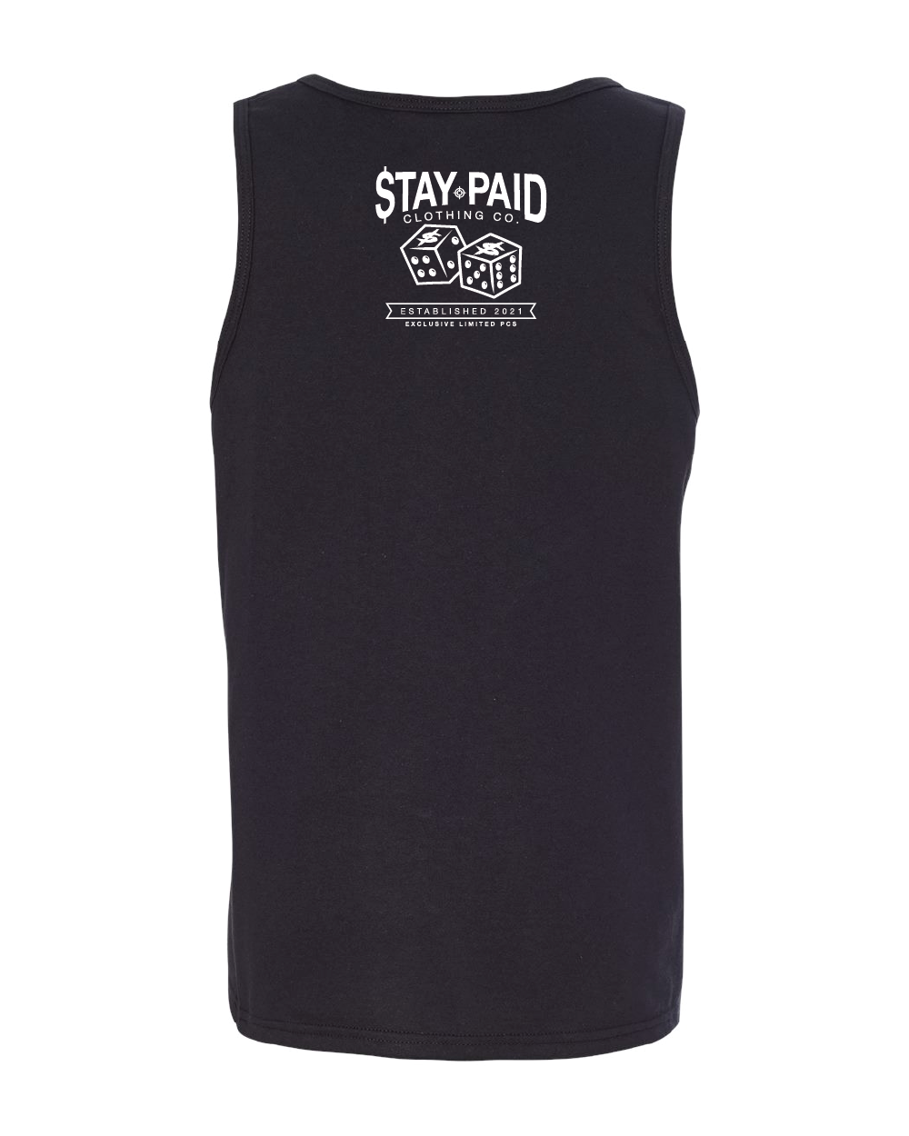 Stay Paid Splat Mens Tank Top - Black