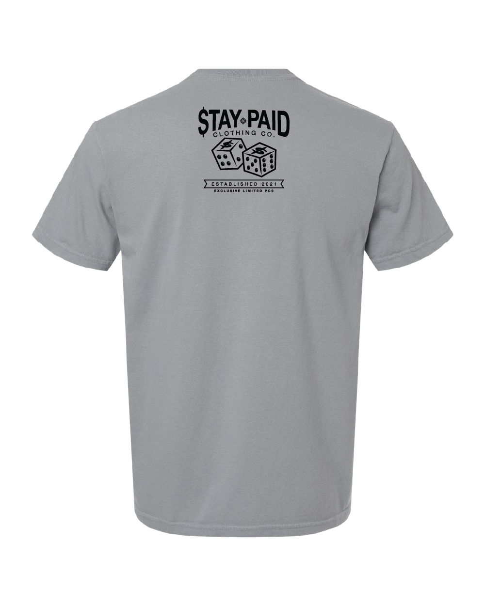 Stay Paid Splat T-Shirt - Stone Grey