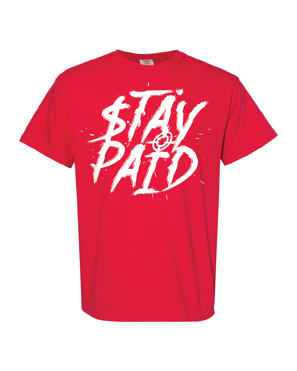 Stay Paid Splat T-Shirt - Red
