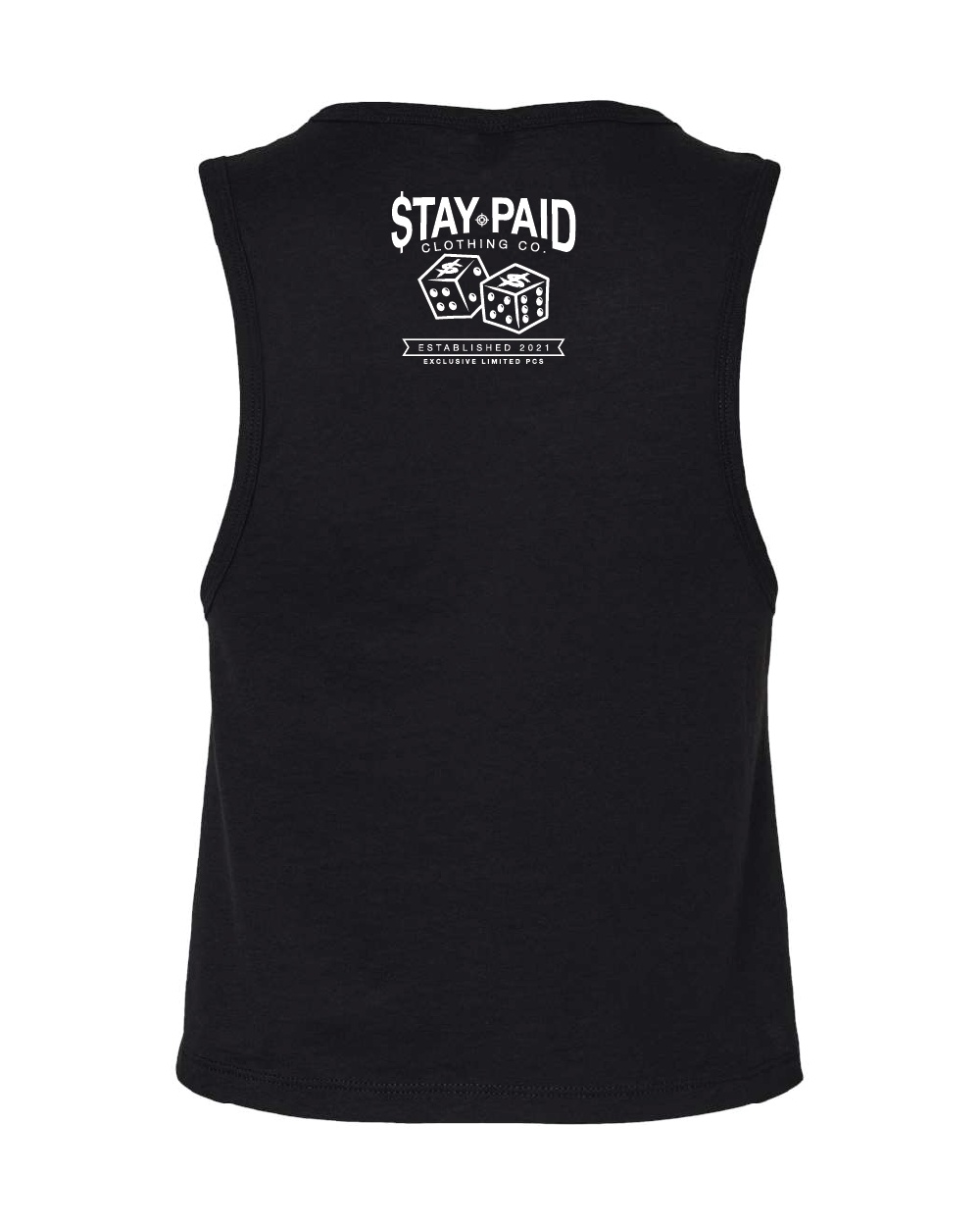 Stay Paid Splat Women Tank Top - Black