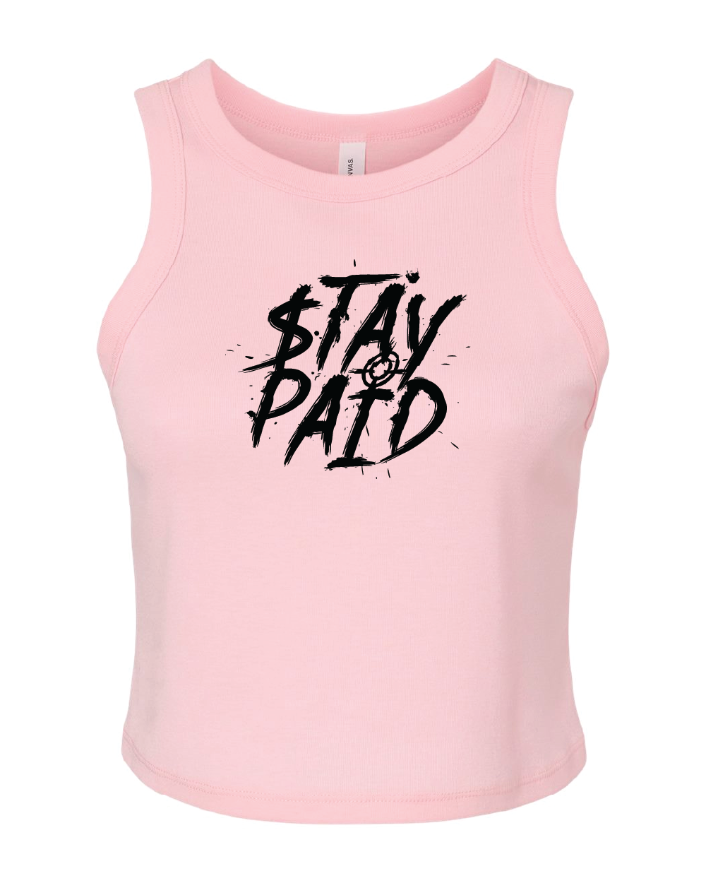 Stay Paid Splat Women Tank Top - Pink